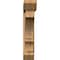 Ekena Millwork Balboa Slat Smooth Bracket w/ Offset Brace, Western Red Cedar, 7 1/2"W x 38"D x 38"H BKT0806X38X38BOA06SWR - alternate 2